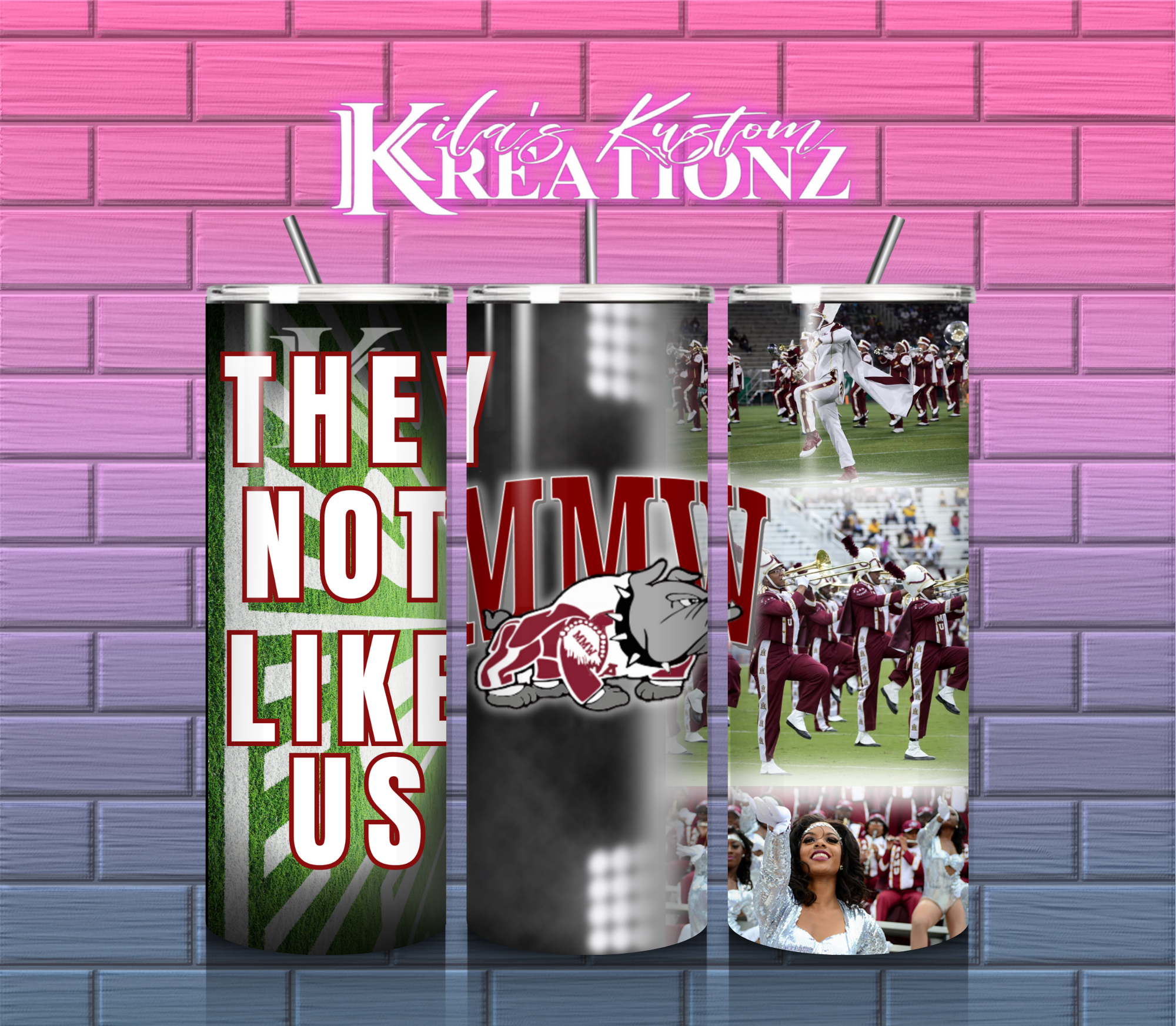 MMW (They Not Like Us) Tumbler 20 oz. (PRESENT/FORMER BAND MEMBERS ONLY)