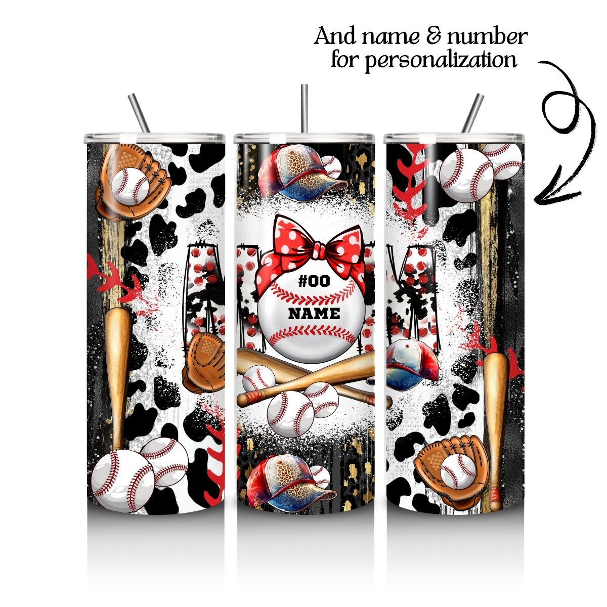 Baseball Mom 20 oz. tumbler