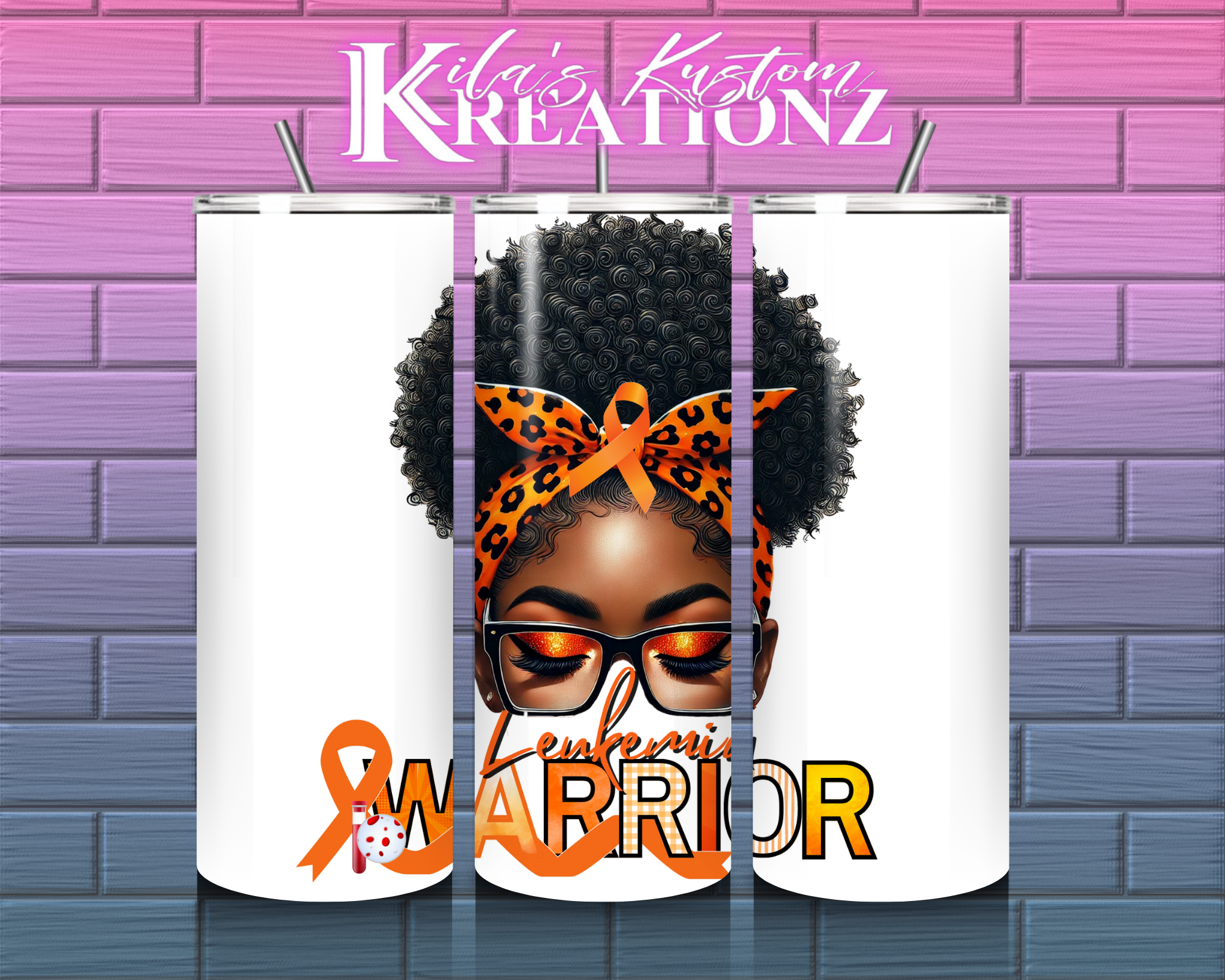 Leukemia Warrior Tumbler 20 oz.
