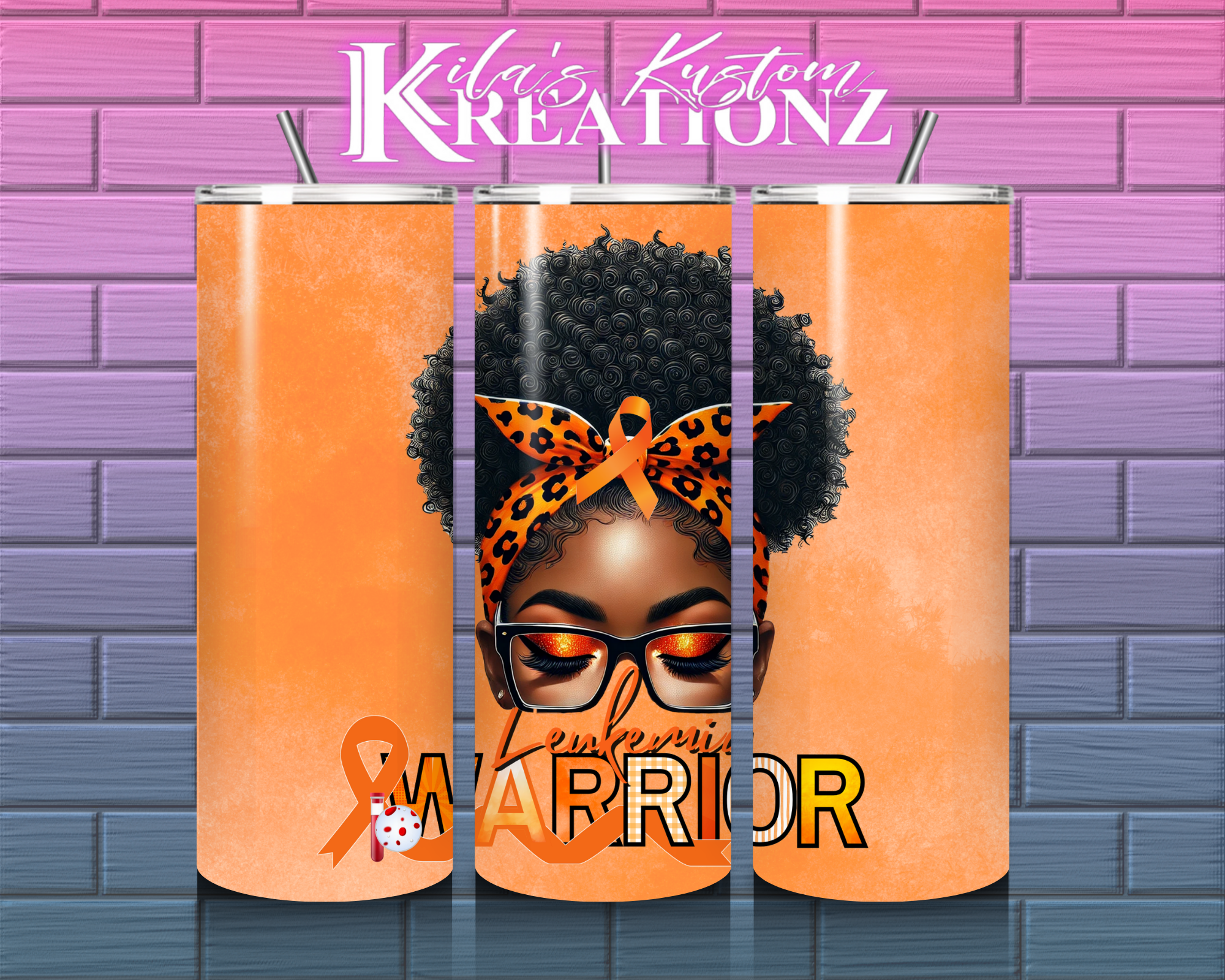 Leukemia Warrior Tumbler 20 oz.