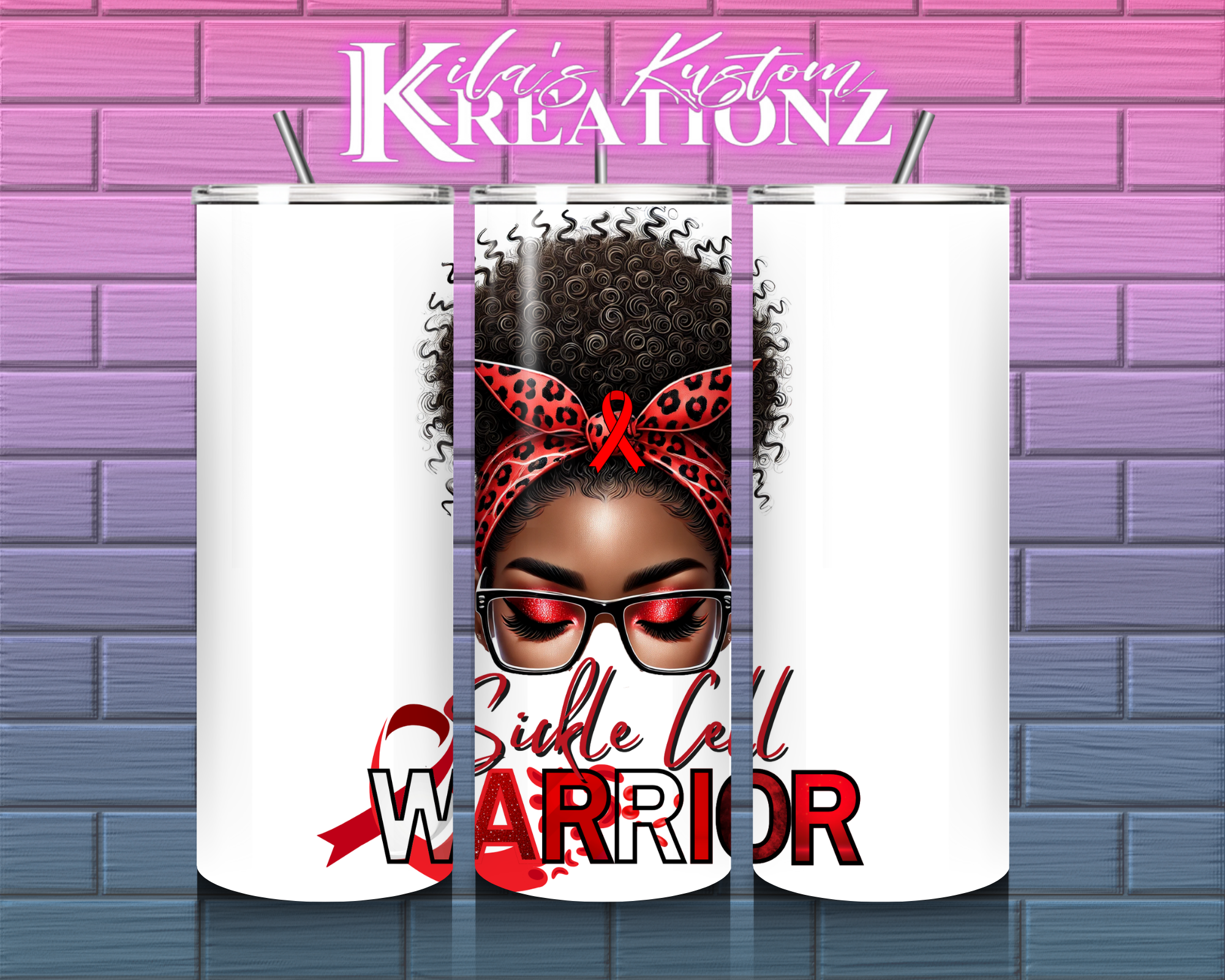 Sickle Cell Warrior Tumbler 20 oz.