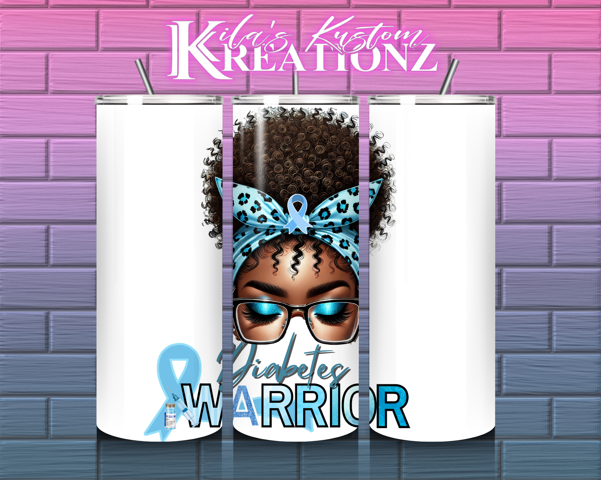 Diabetes Warrior Tumbler 20 oz.