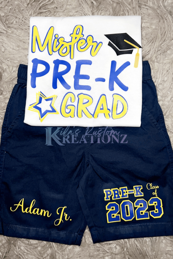 Kids custom graduation outfit