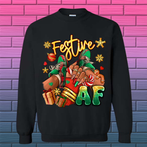 Festive AF Sweatshirt