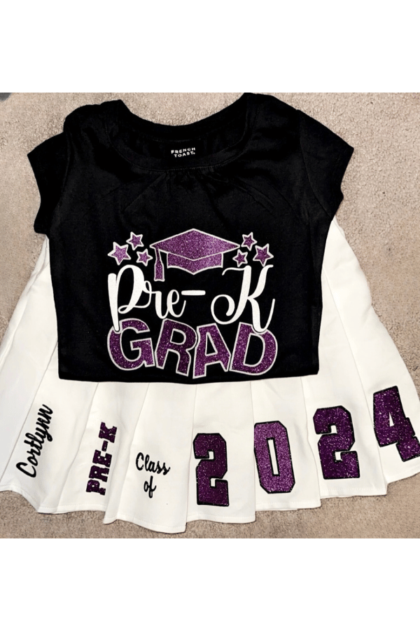 Kids custom graduation outfit