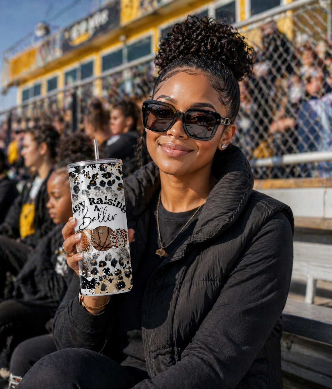 Busy Raising A Baller 20 oz. tumbler