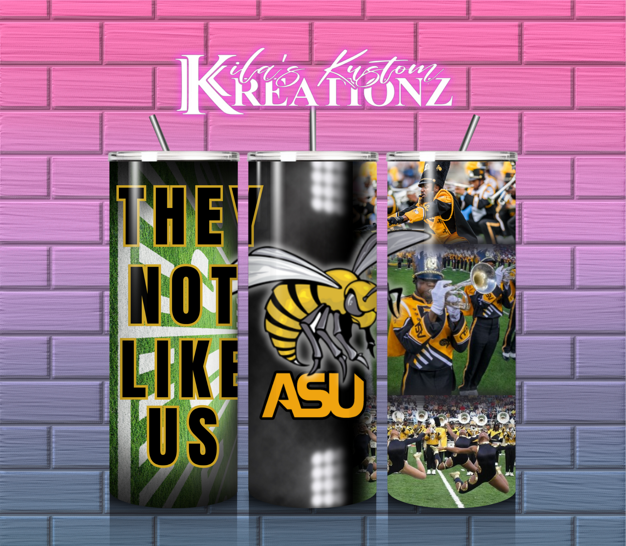 ASU (They Not Like Us) Tumbler 20 oz.