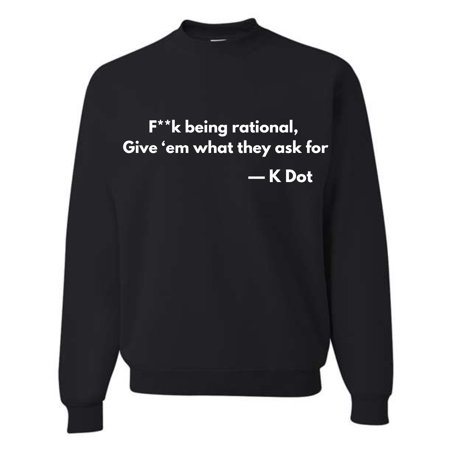 Kendrick Lamar lyrics shirt