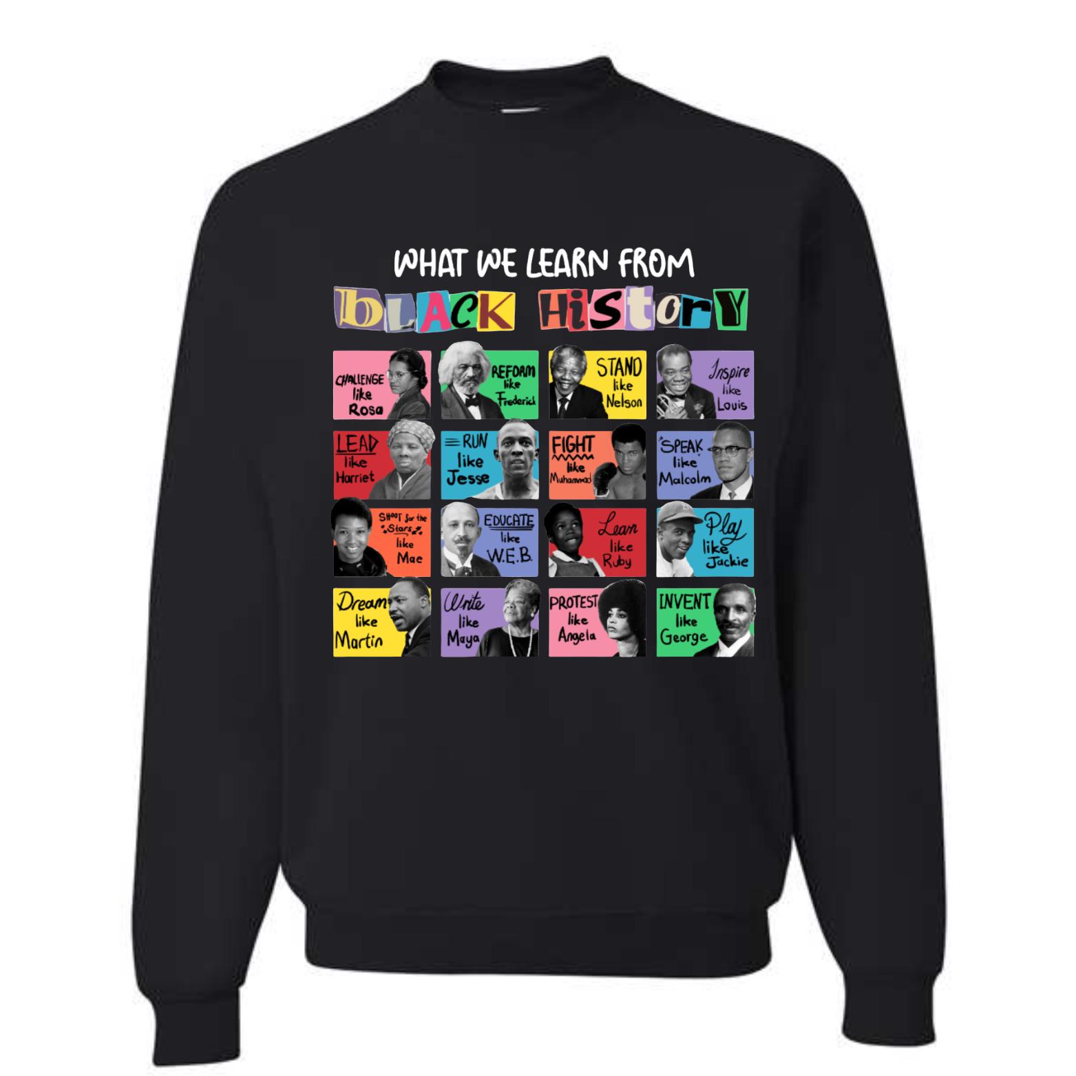 What we learn from black history outerwear- Adults