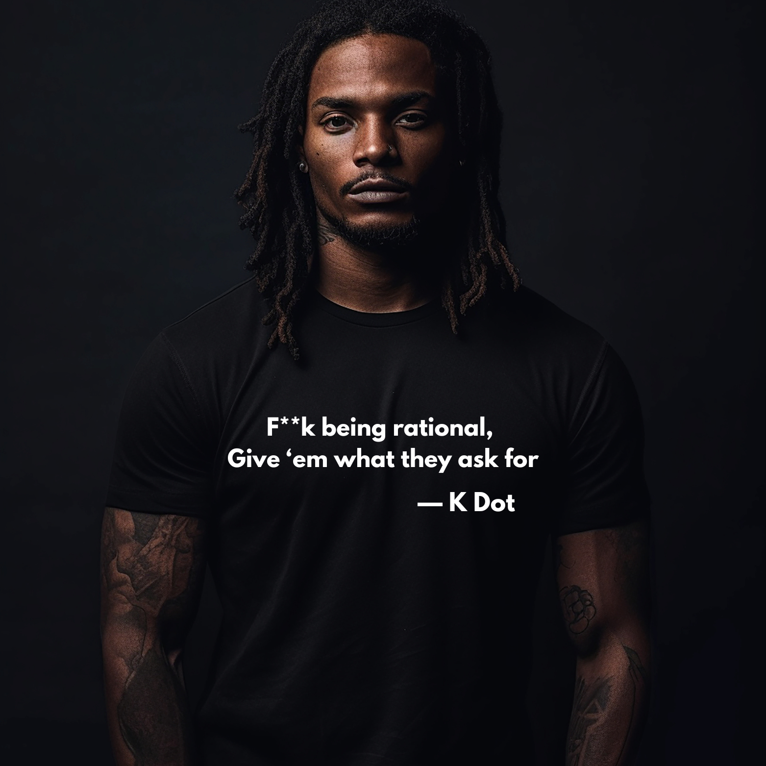 Kendrick Lamar lyrics shirt