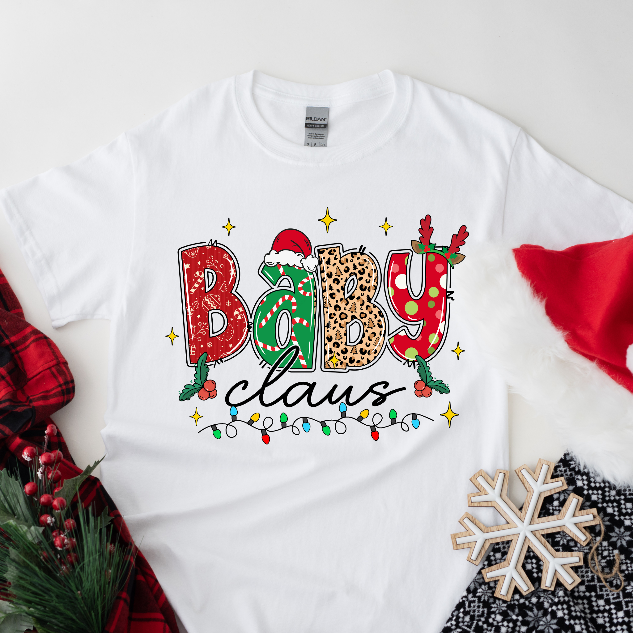 Baby clause shirt