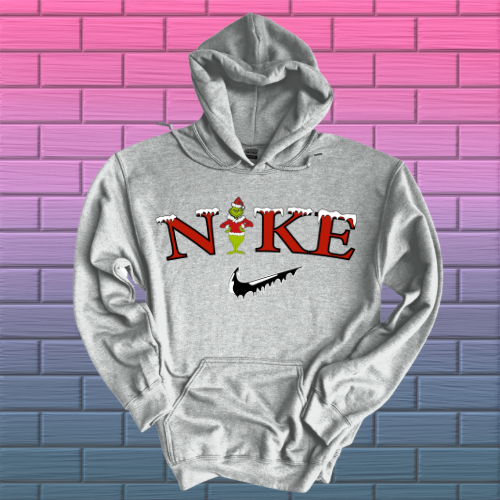 Adult Nike Inspired Grinch Sweatshirt