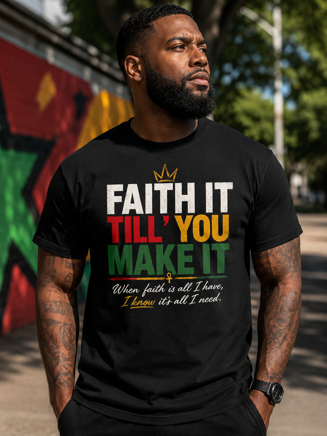 Faith It Till’ You Make It Tee – Legacy Edition