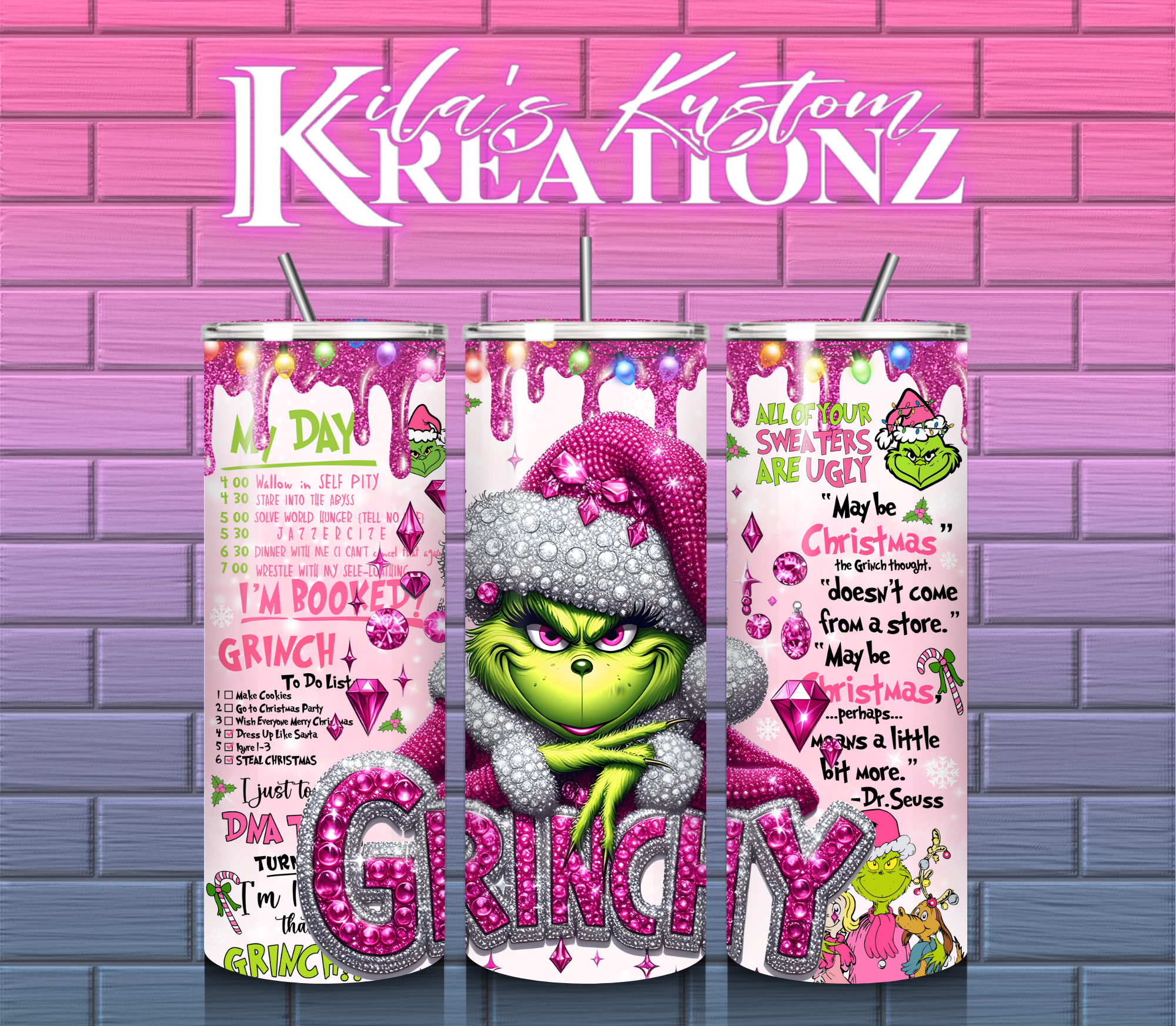 Grinchy 20oz. Tumbler