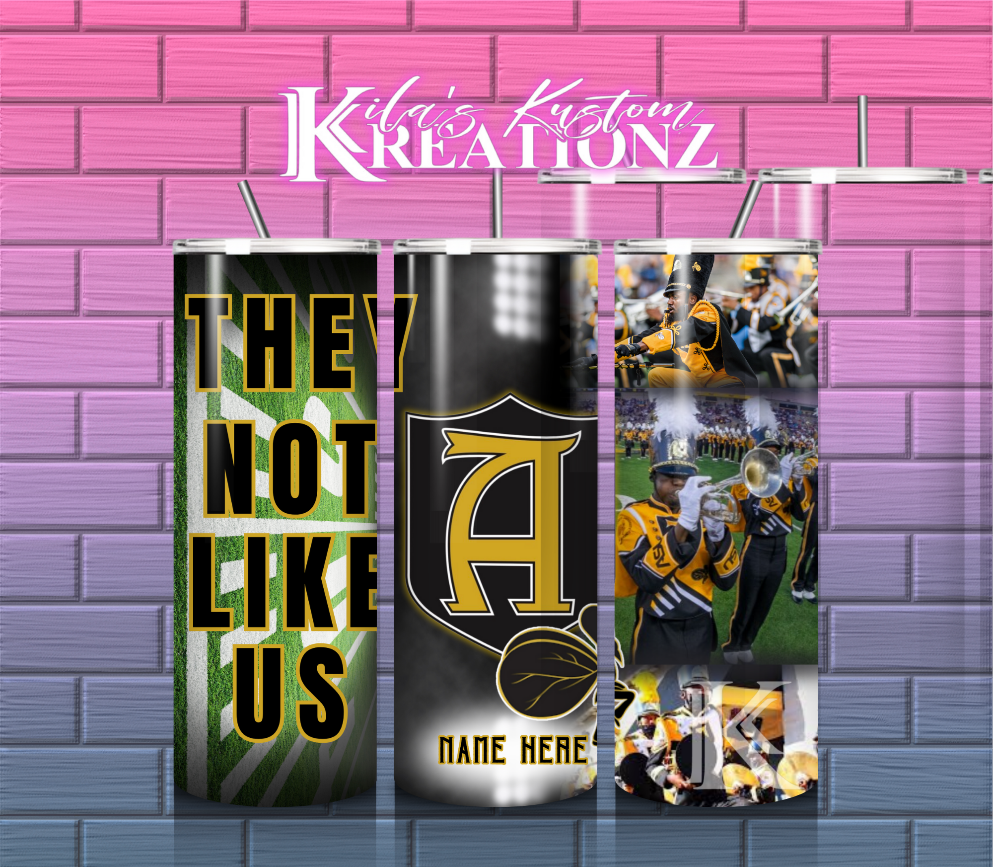 MMH (They Not Like Us) Tumbler 20 oz. (PRESENT/FORMER BAND MEMBERS ONLY)