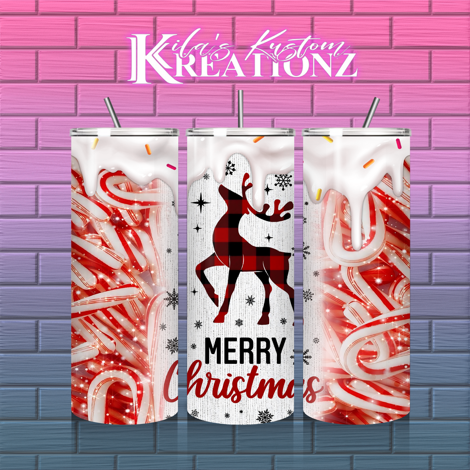 Merry Christmas 20 oz. tumbler