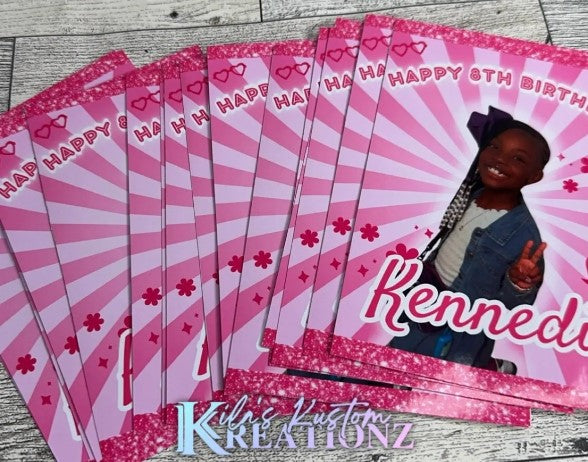 UNFILLED Custom Party Favors (NO SNACKS INCLUDED)