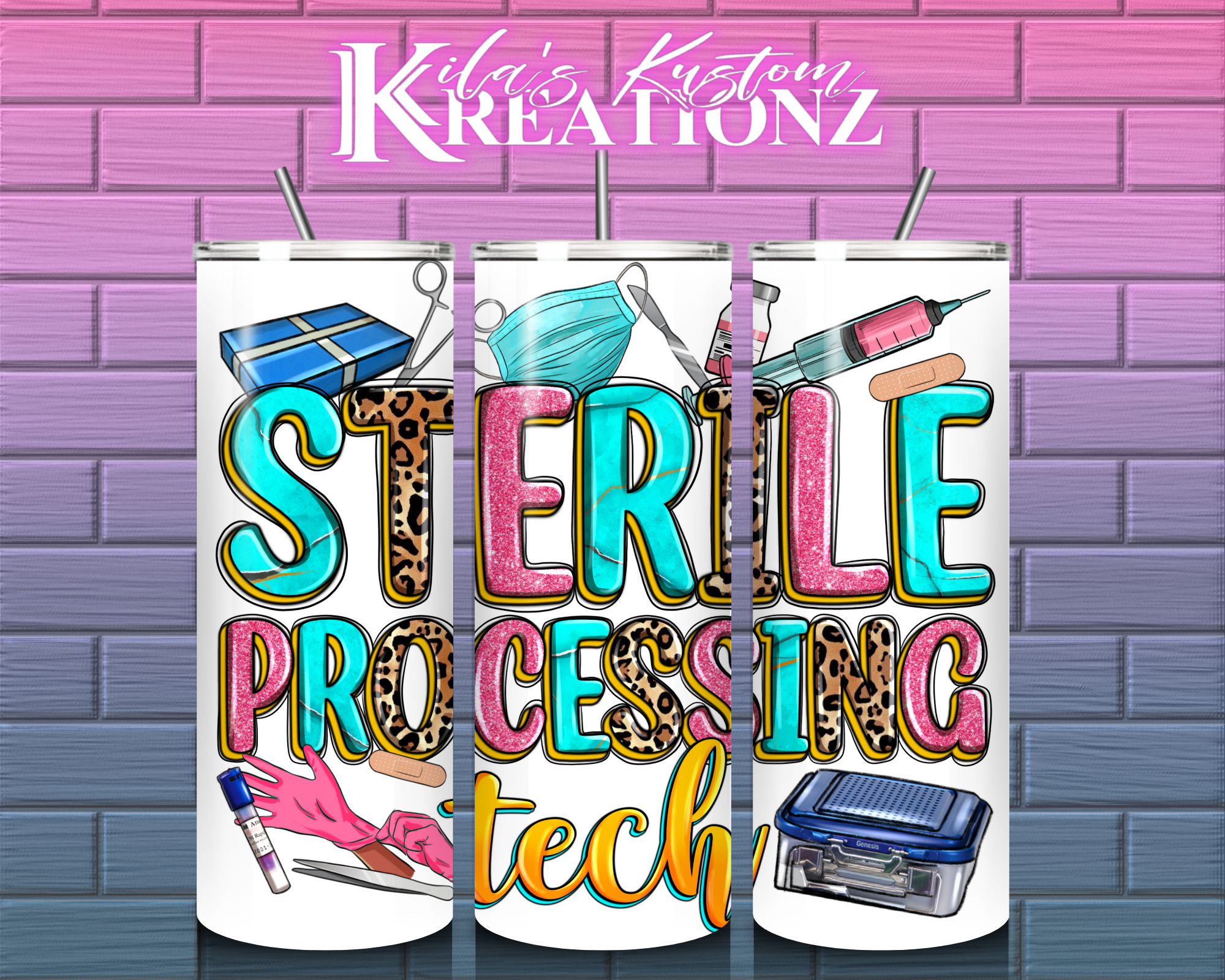 Sterile Processing Tech 20 oz. tumbler