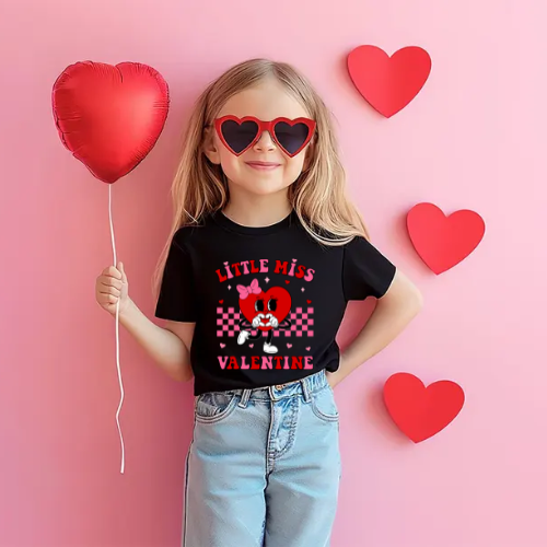 Little Miss Valentine- Kids Shirt