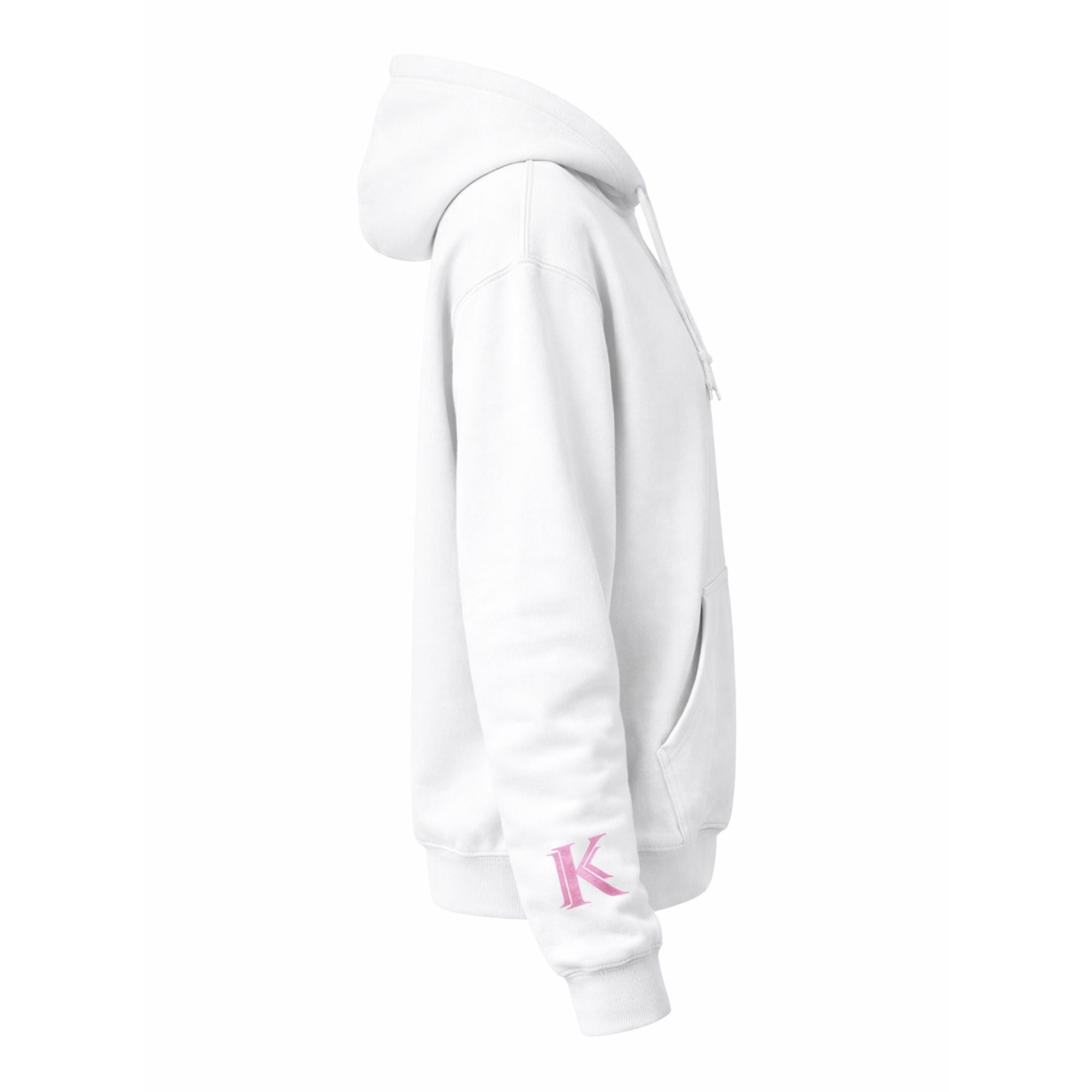 White/Pink "Faith It" Hoodie