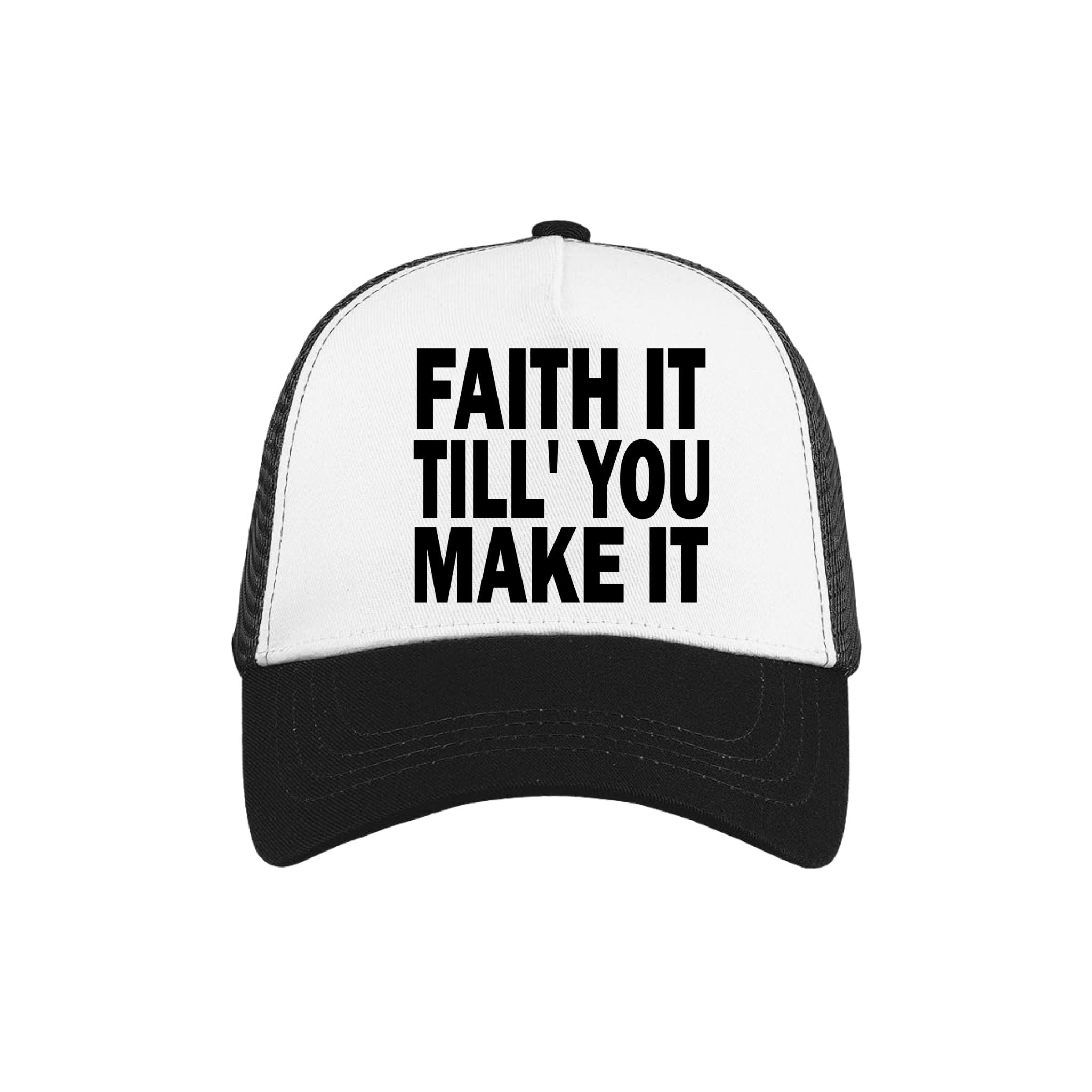 “Faith It” Mesh Trucker Hat