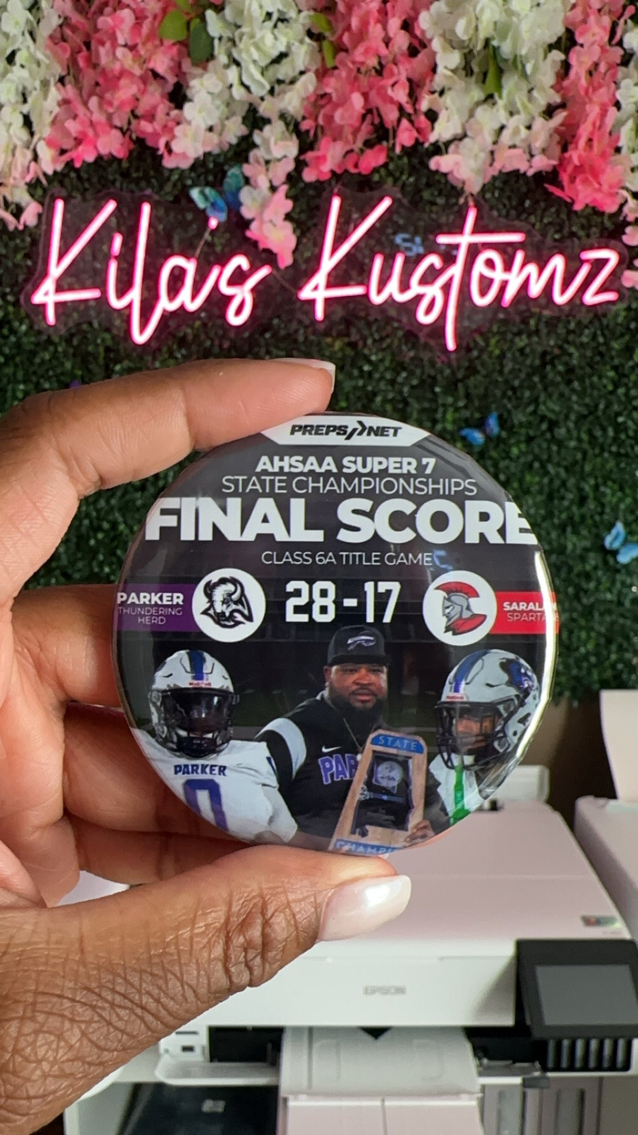 Custom Button Pins
