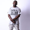 Gray/Black "Faith It" T-Shirt