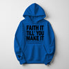 Royal Blue “Faith It” Hoodie